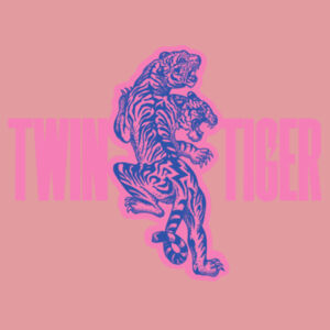 Twin Tiger Logo Man Tee Design