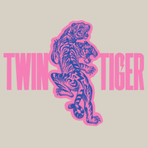 Twin Tiger Logo Heavy Man Tee Design